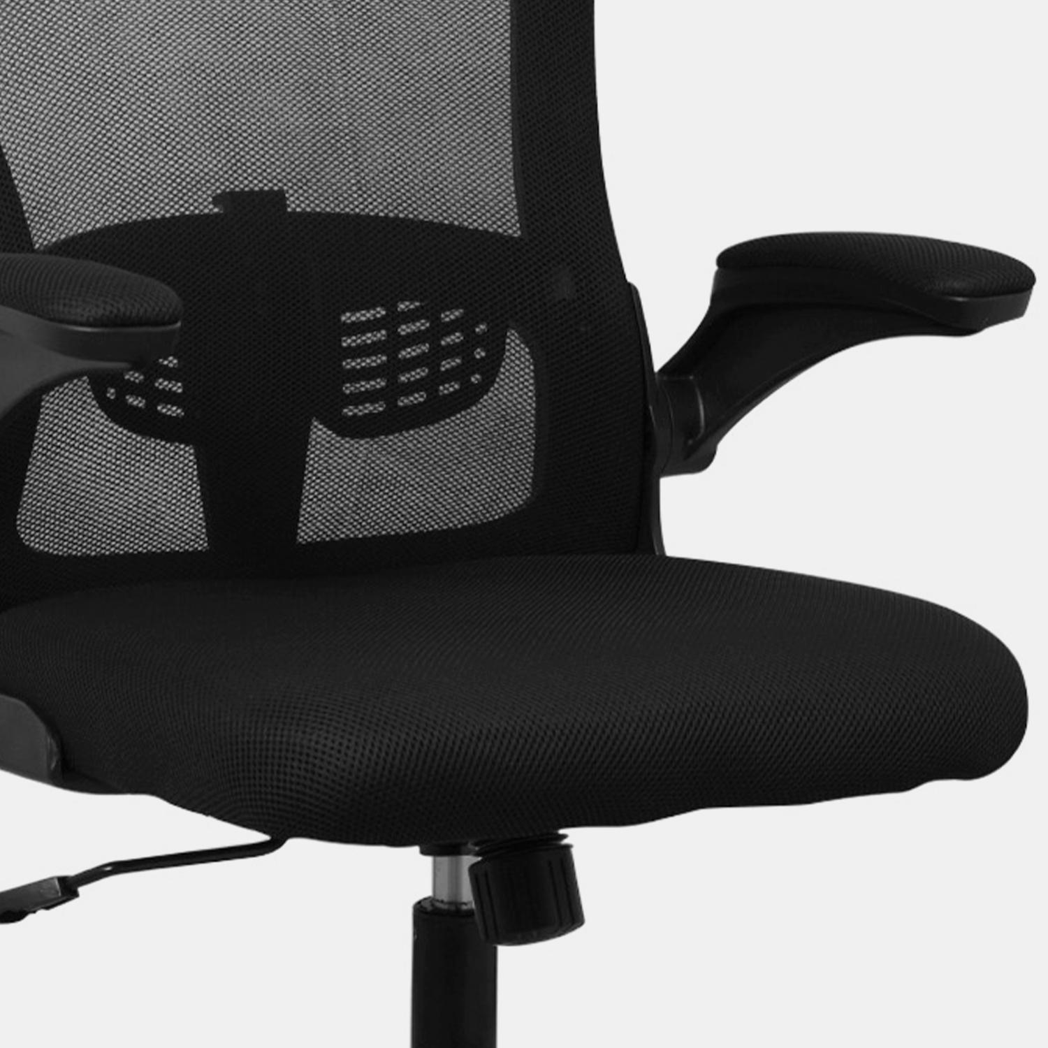 SILLA GIRATORIA EVOK BRAZOS ABATIBLES NEGRO OFIDEAS - 6