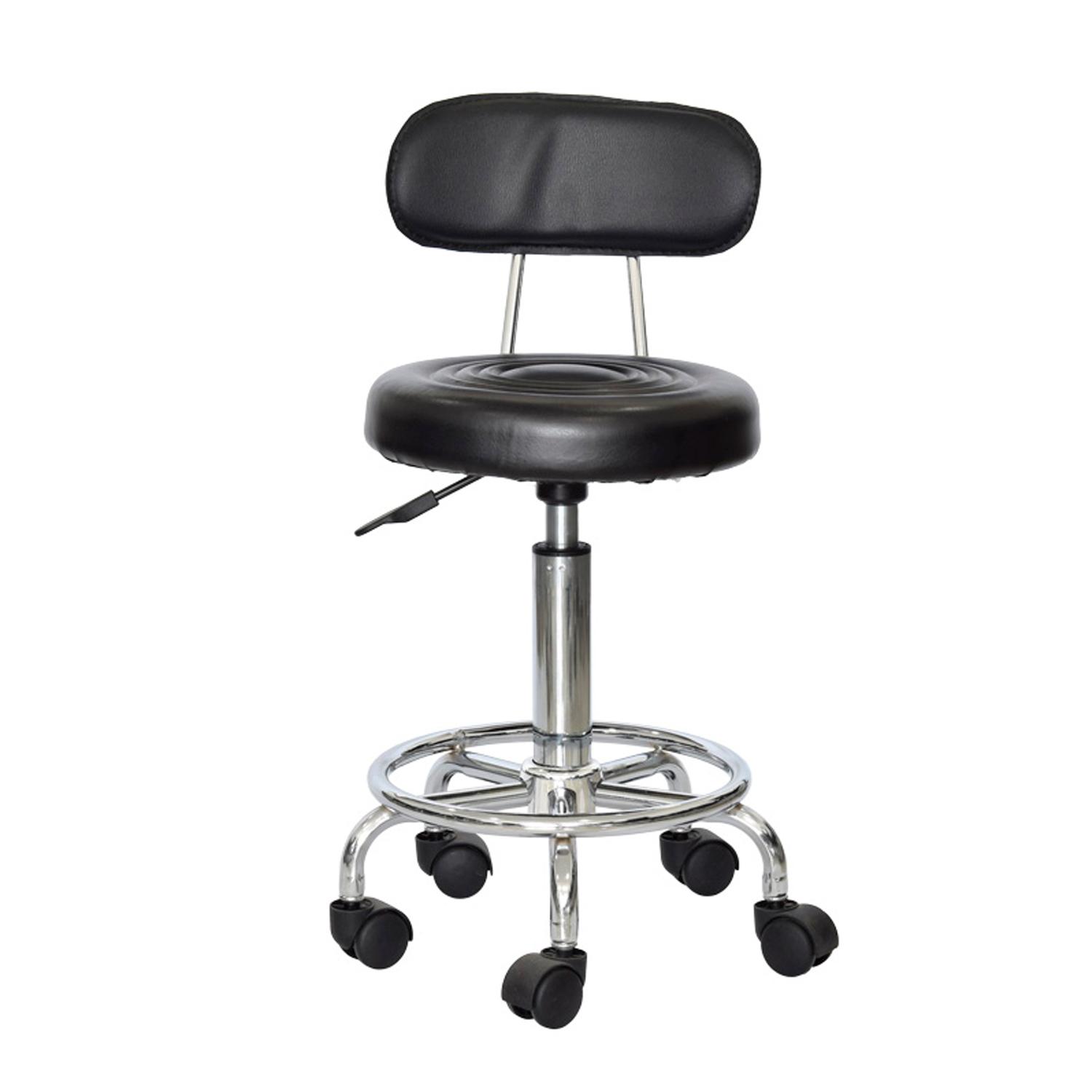 SILLA BUTACO WORK MULTIFUNCIONAL CON RESPALDAR NEGRO OFIDEAS - 2