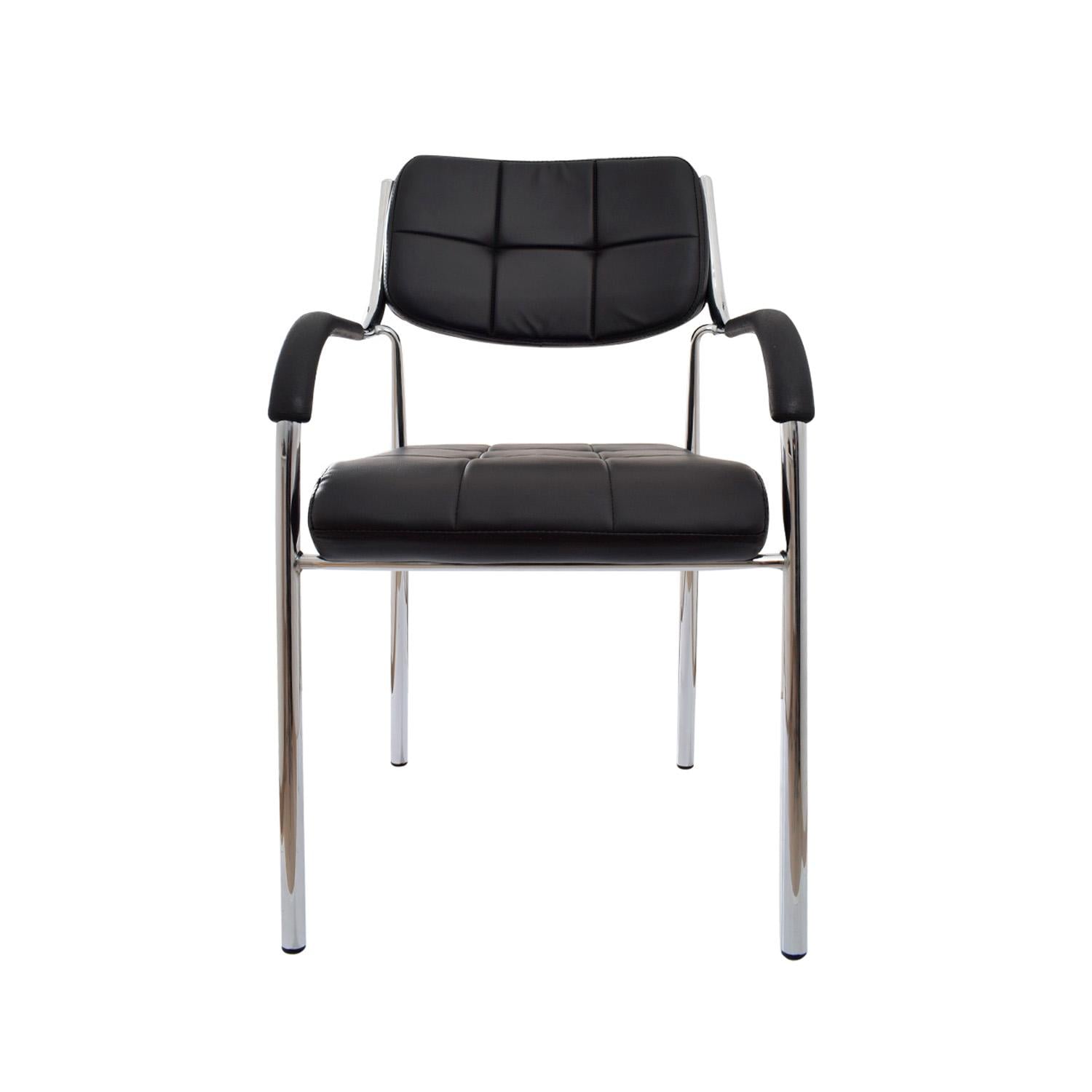 SILLA DE VISITA FIJA SOFT II SR NEGRO OFIDEAS - 2