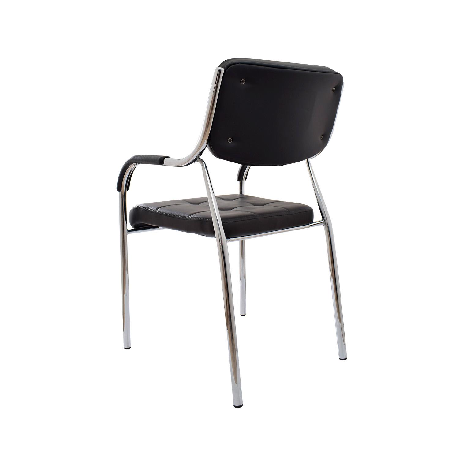 SILLA DE VISITA FIJA SOFT II SR NEGRO OFIDEAS - 4