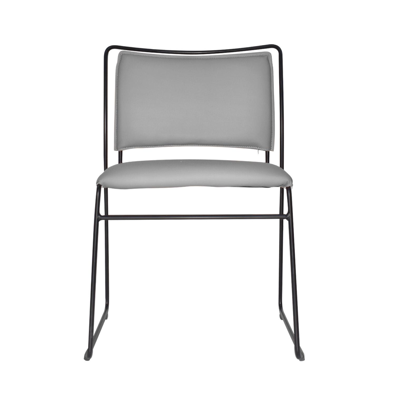 SILLA DE VISITA FIJA INTERLOCUTOR TRED GRIS OFIDEAS - 2
