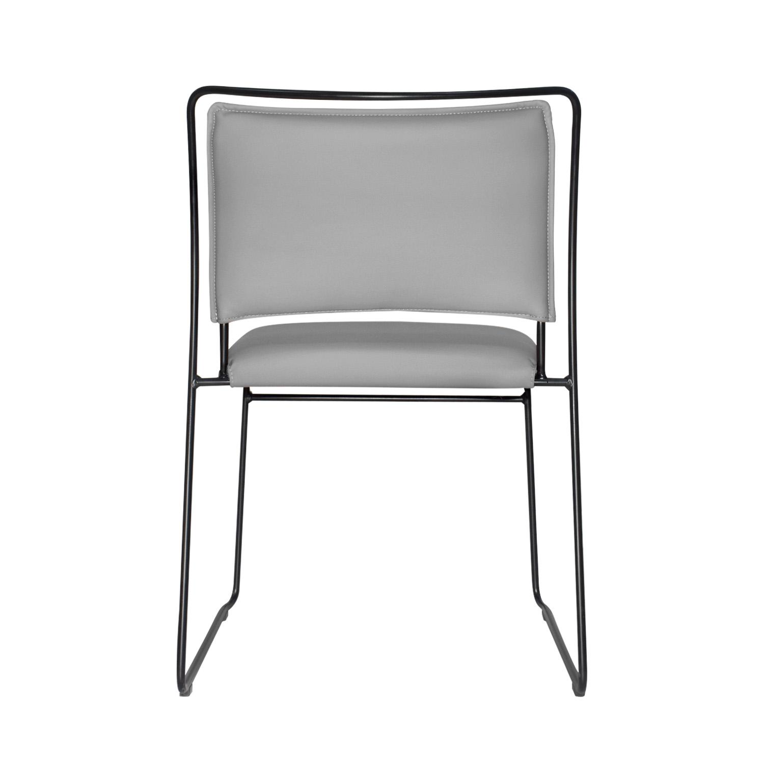 SILLA DE VISITA FIJA INTERLOCUTOR TRED GRIS OFIDEAS - 5