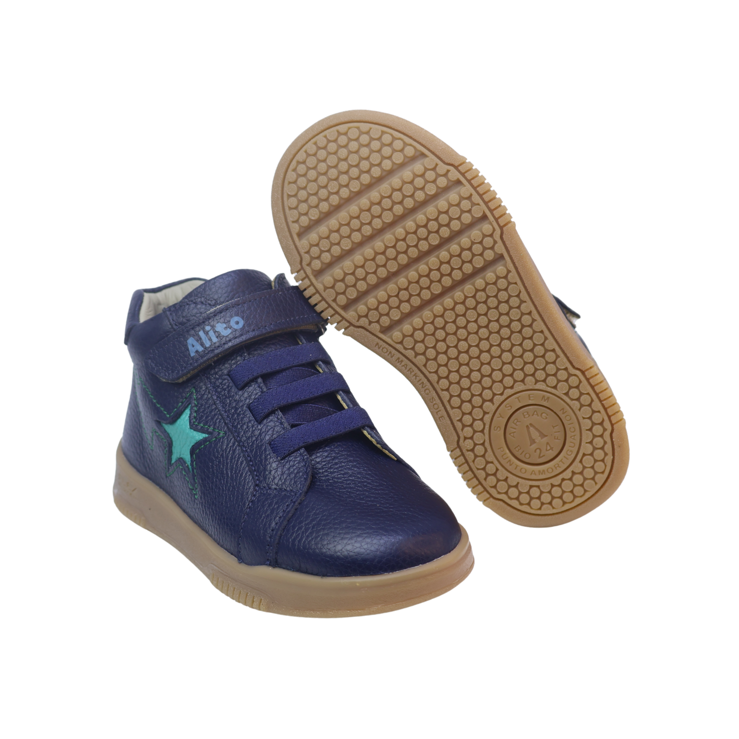 BOTINES ALITO 00061 100% CUERO PREMIUM - 2