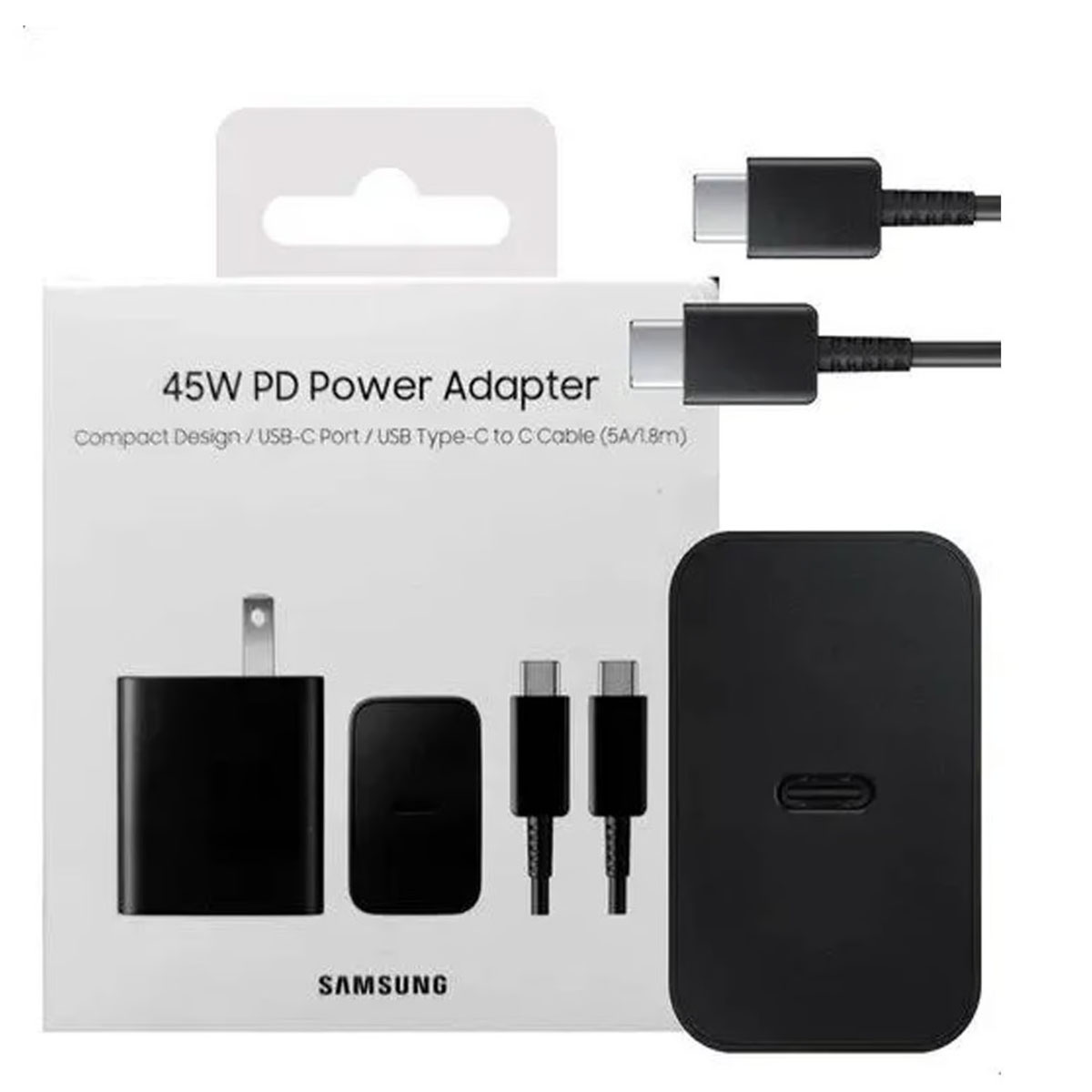 CARGADOR SAMSUNG 45W TIPO-C 1.8M PARA GALAXY S25, S25 PLUS, S25 ULTRA - 1