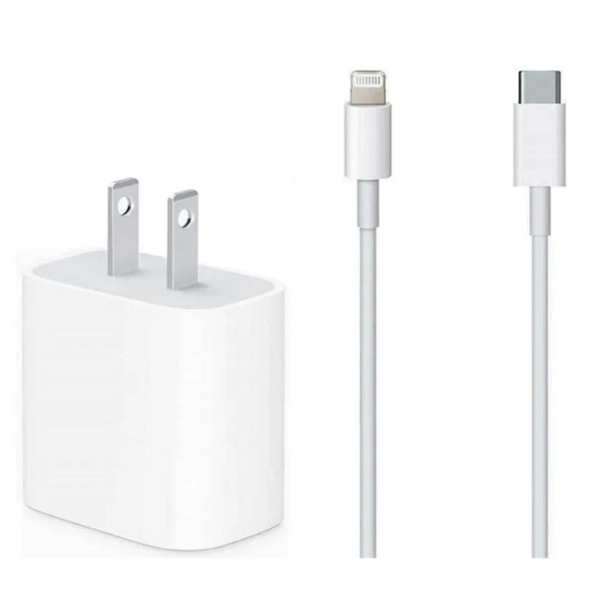 CARGADOR 18W + CABLE USB-C PARA IPHONE 12/ 12 PRO - 1