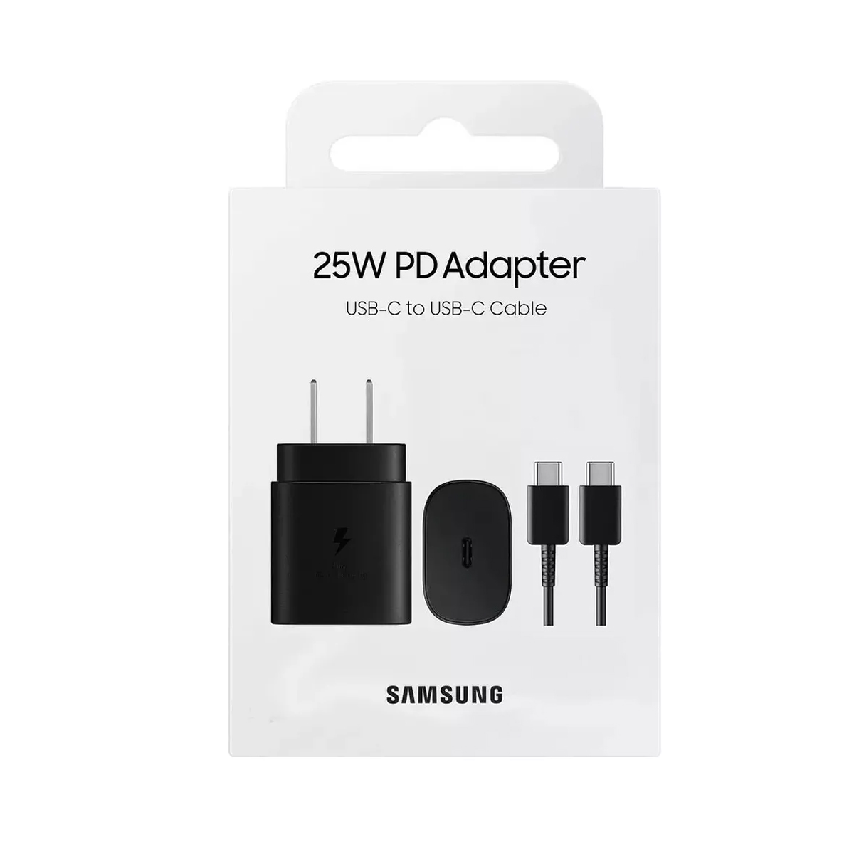 CARGADOR SAMSUNG 25W CABLE TIPO-C PARA GALAXY S25 ULTRA - NEGRO - 1