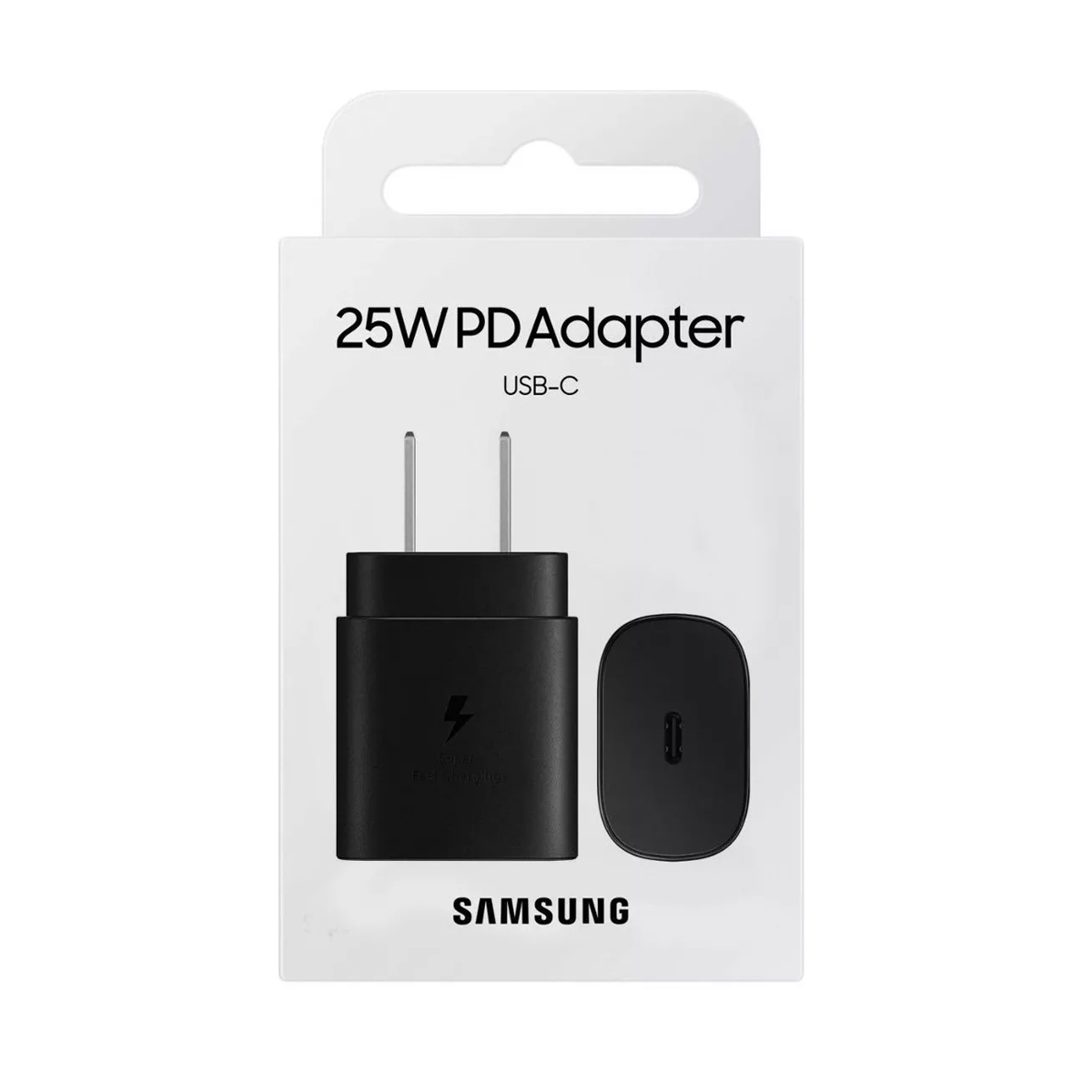 ADAPTADOR SAMSUNG 25W CARGADOR RÁPIDO PARA GALAXY S25 - NEGRO - 1