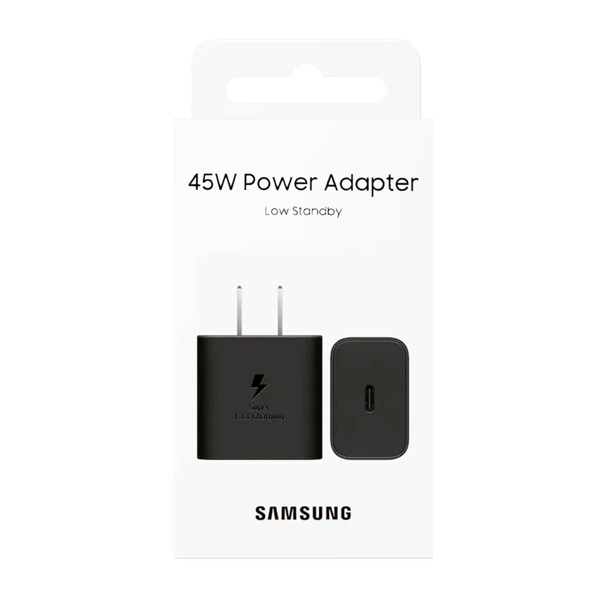 ADAPTADOR SAMSUNG 45W PARED-TIPO C NEGRO - 1