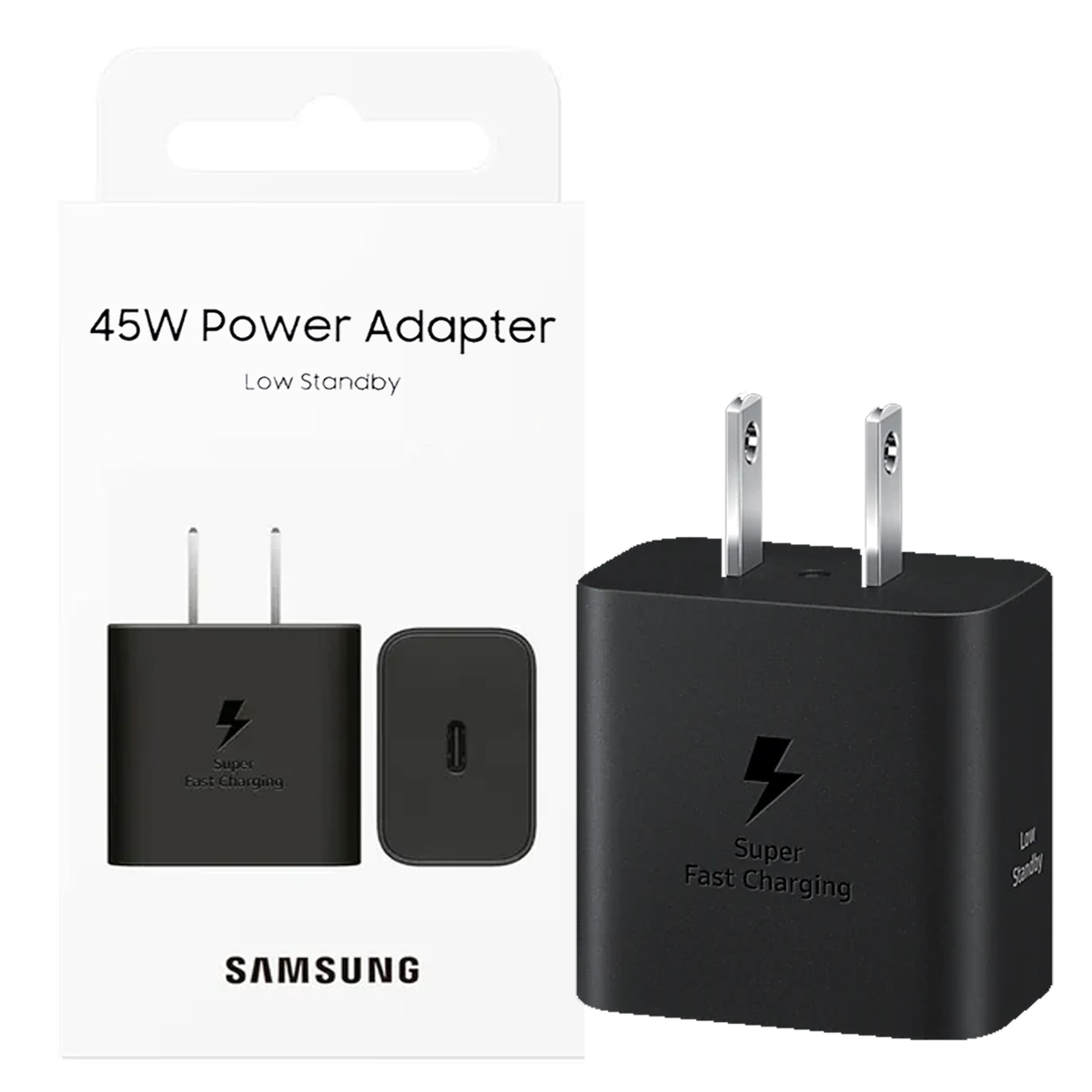 ADAPTADOR SAMSUNG 45W PARED-TIPO C NEGRO - 2