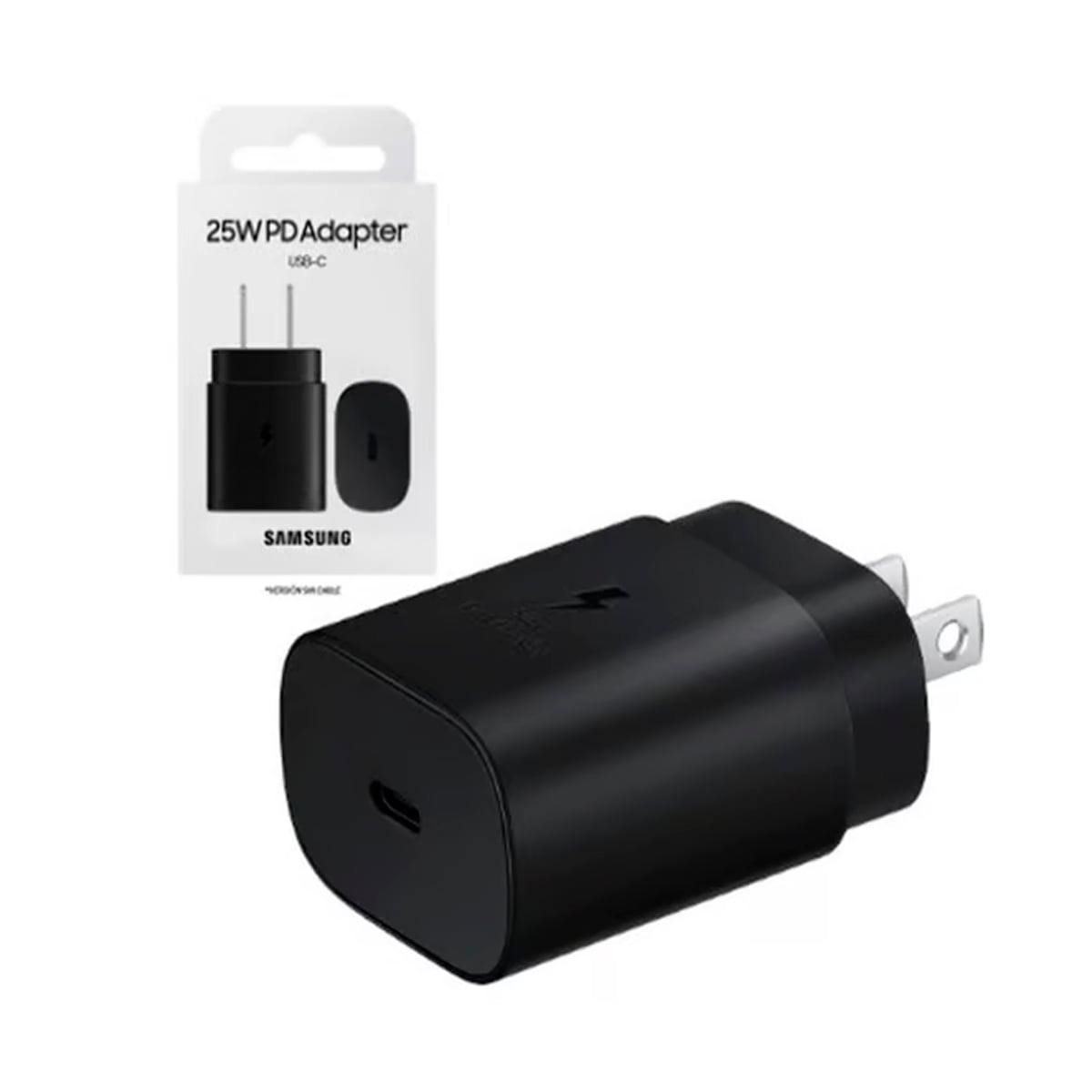 ADAPTADOR SAMSUNG 25W CARGADOR RÁPIDO PARA GALAXY S25 PLUS - NEGRO - 2