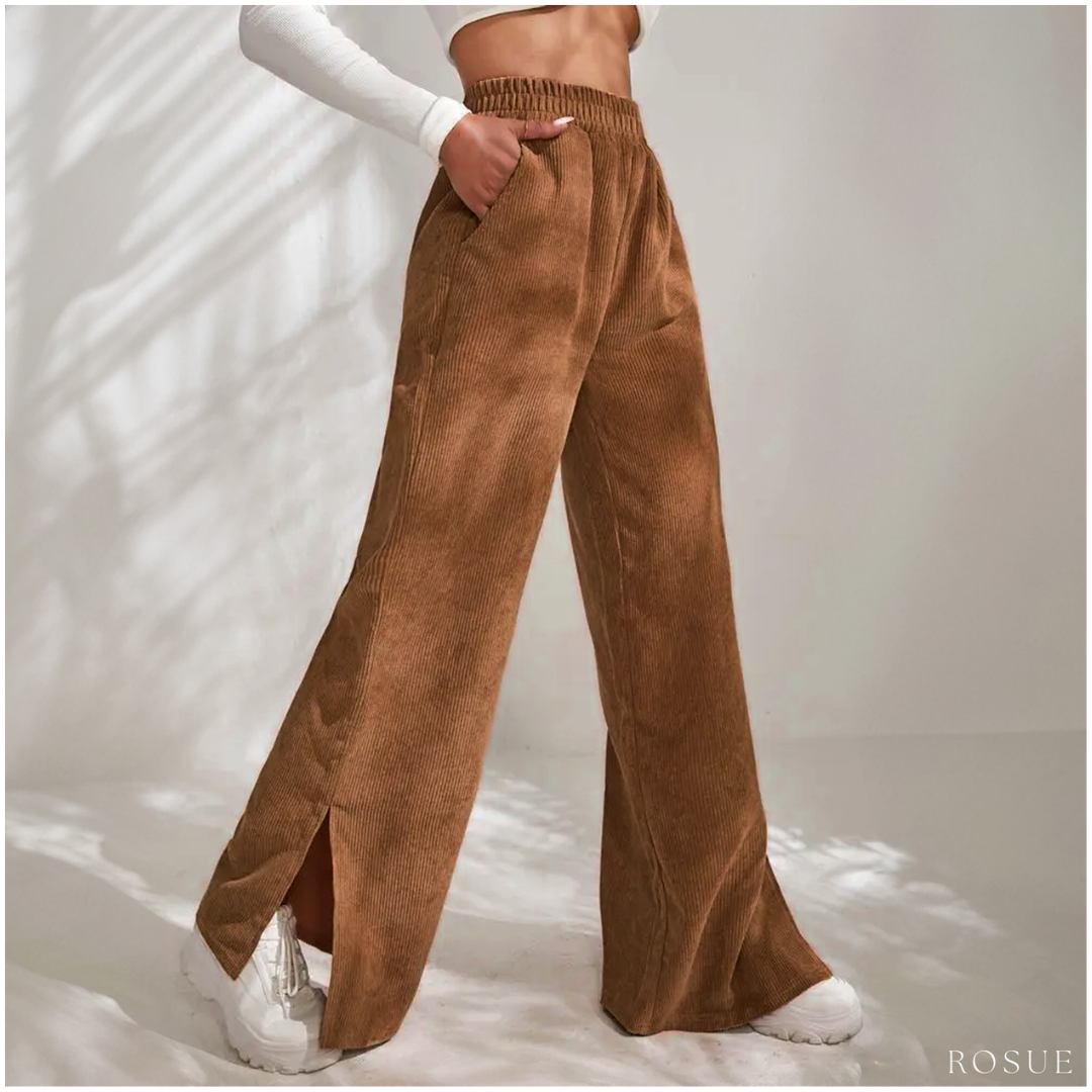 PANTALÓN MUJER ROSUE CORDUROY ELEGANTE - 3