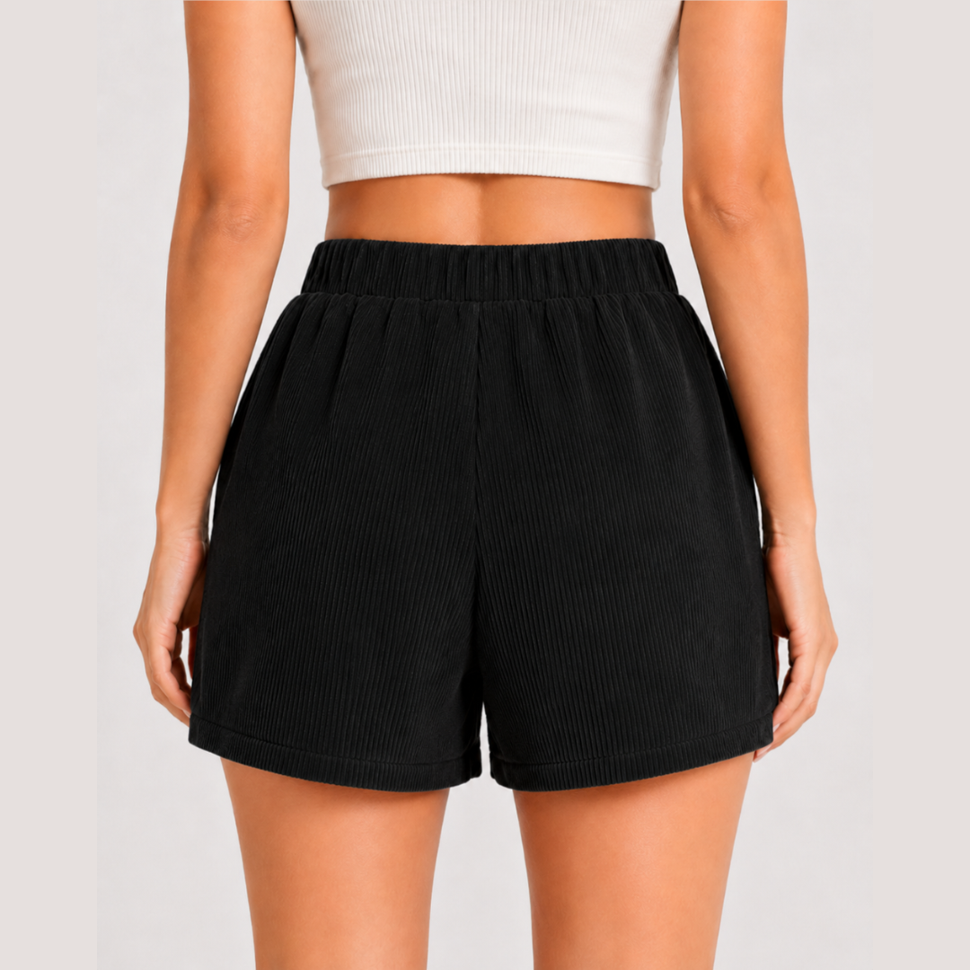 SHORT MUJER ROSUE CORDUROY CASUAL CON BOLSILLOS - 2