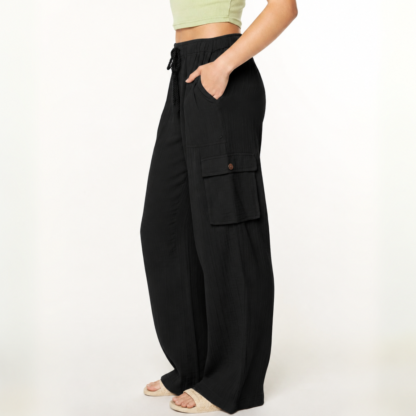 PANTALÓN MUJER CARGO WAFER SOHANA - 1