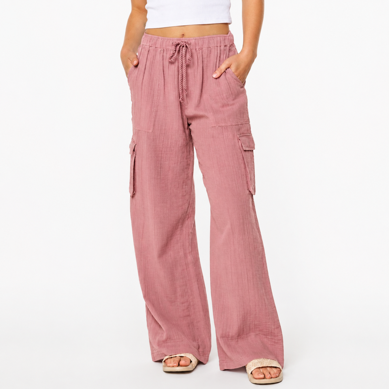 PANTALÓN MUJER CARGO WAFER SOHANA - 1