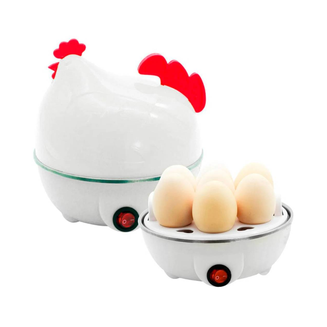 HERVIDOR ELÉCTRICO DE HUEVOS FORMA DE GALLINA DE 1 A 7 HUEVOS - 3