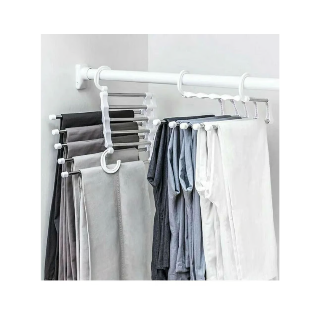 PERCHERO COLGADOR ORGANIZADOR DE ROPA COLOR BLANCO - 1