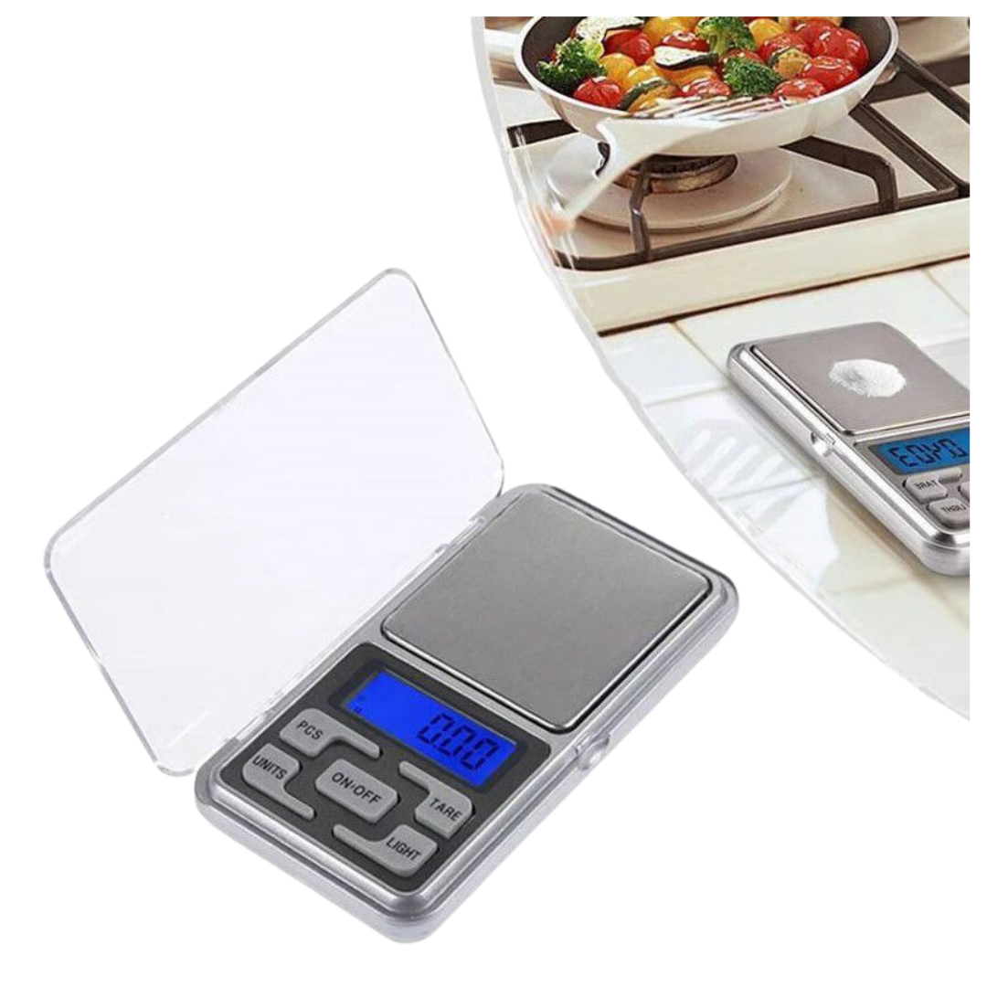 BALANZA GRAMERA DIGITAL POCKET SCALE 500G MINI LCD - 4
