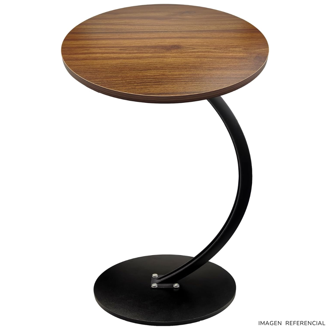 MESA AUXILIAR CIRCULAR MODERNA EN FORMA DE C - 2