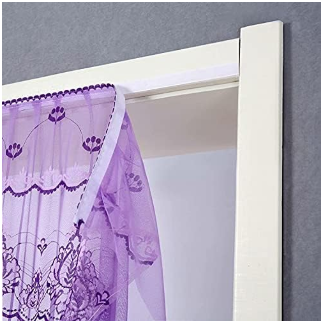 CORTINA MOSQUITERA CON PEGA-PEGA 100X200 CM - 2