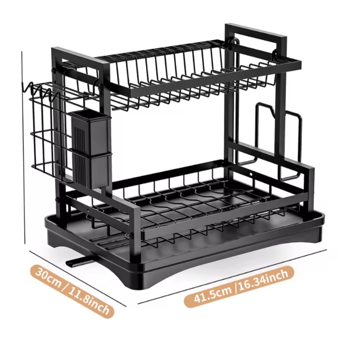 ESCURRIDOR ORGANIZADOR RACK DE 2 NIVELES - 3