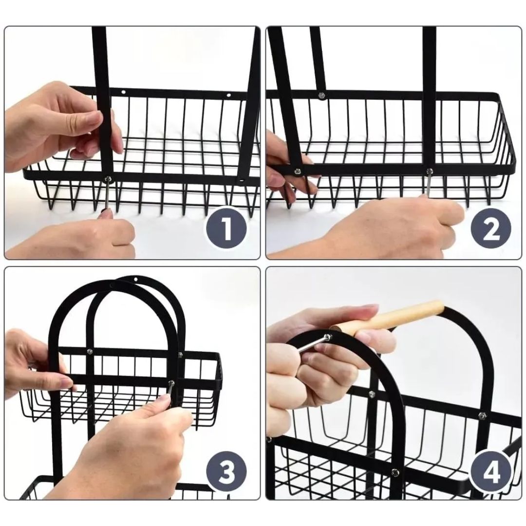 ORGANIZADOR PARA FRUTAS Y VERDURAS 2 NIVELES - 5