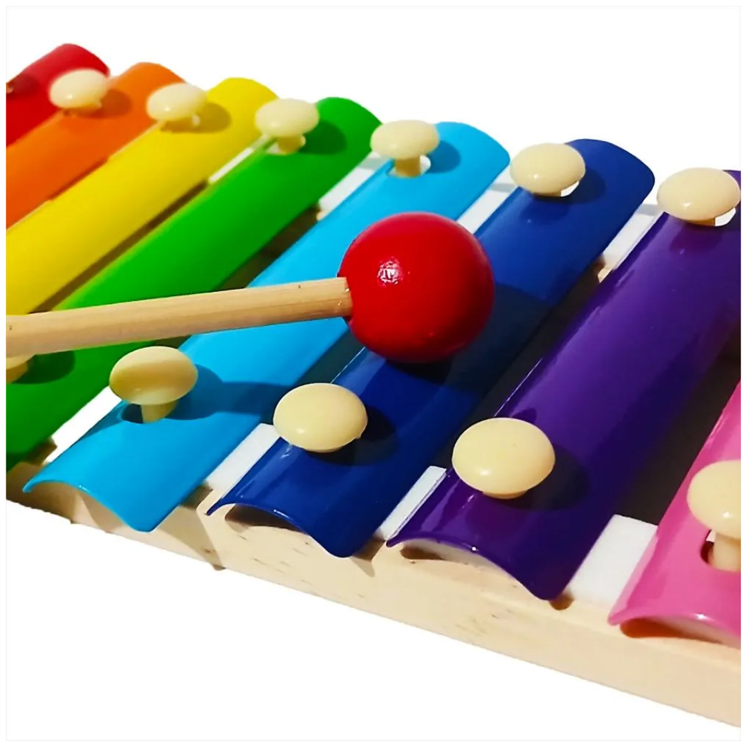 XILÓFONO DIDÁCTICO DE MADERA 8 NOTAS ANIMALITOS ALEATORIO - 6