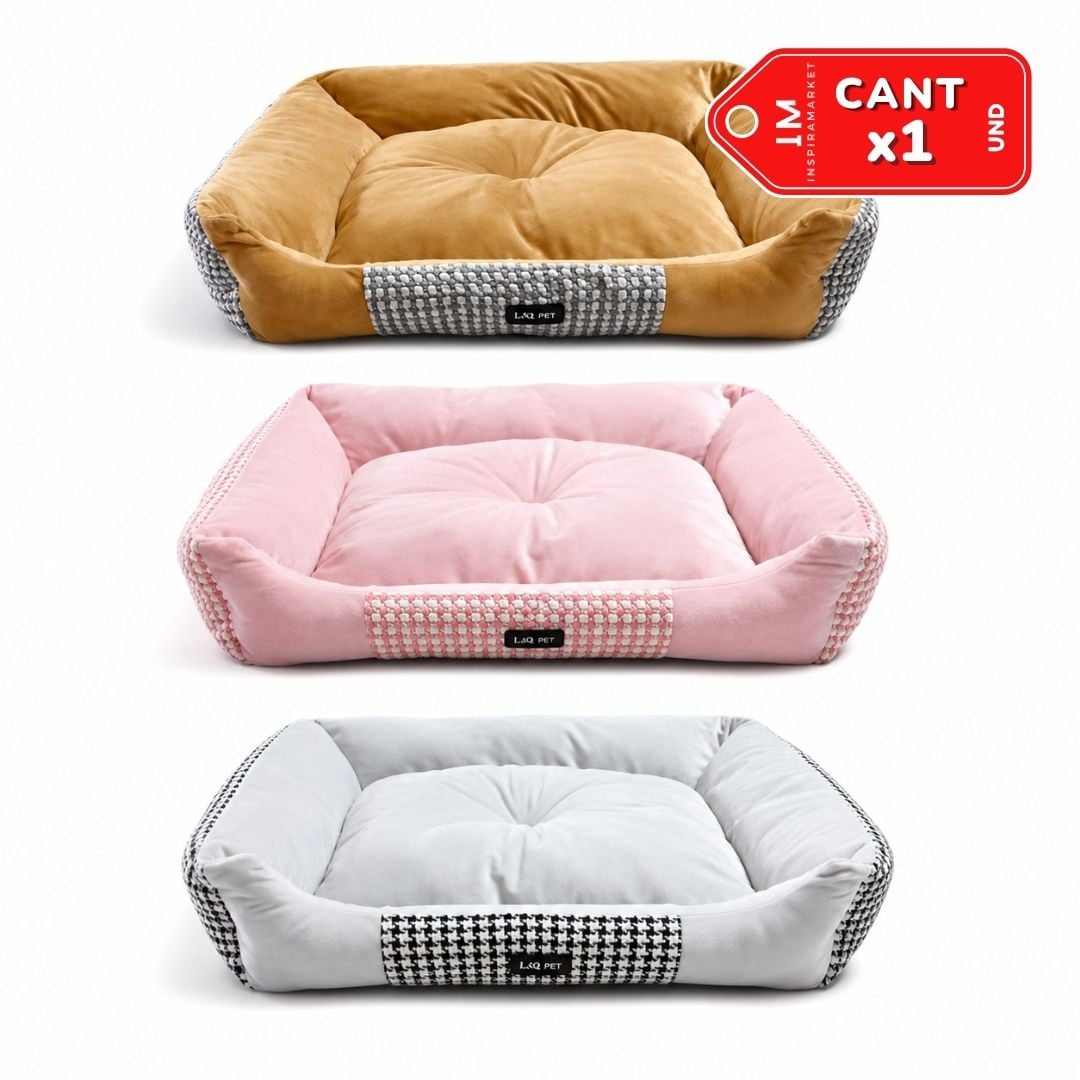 CAMA ACOLCHADA PARA MASCOTAS PERROS Y GATOS - 2