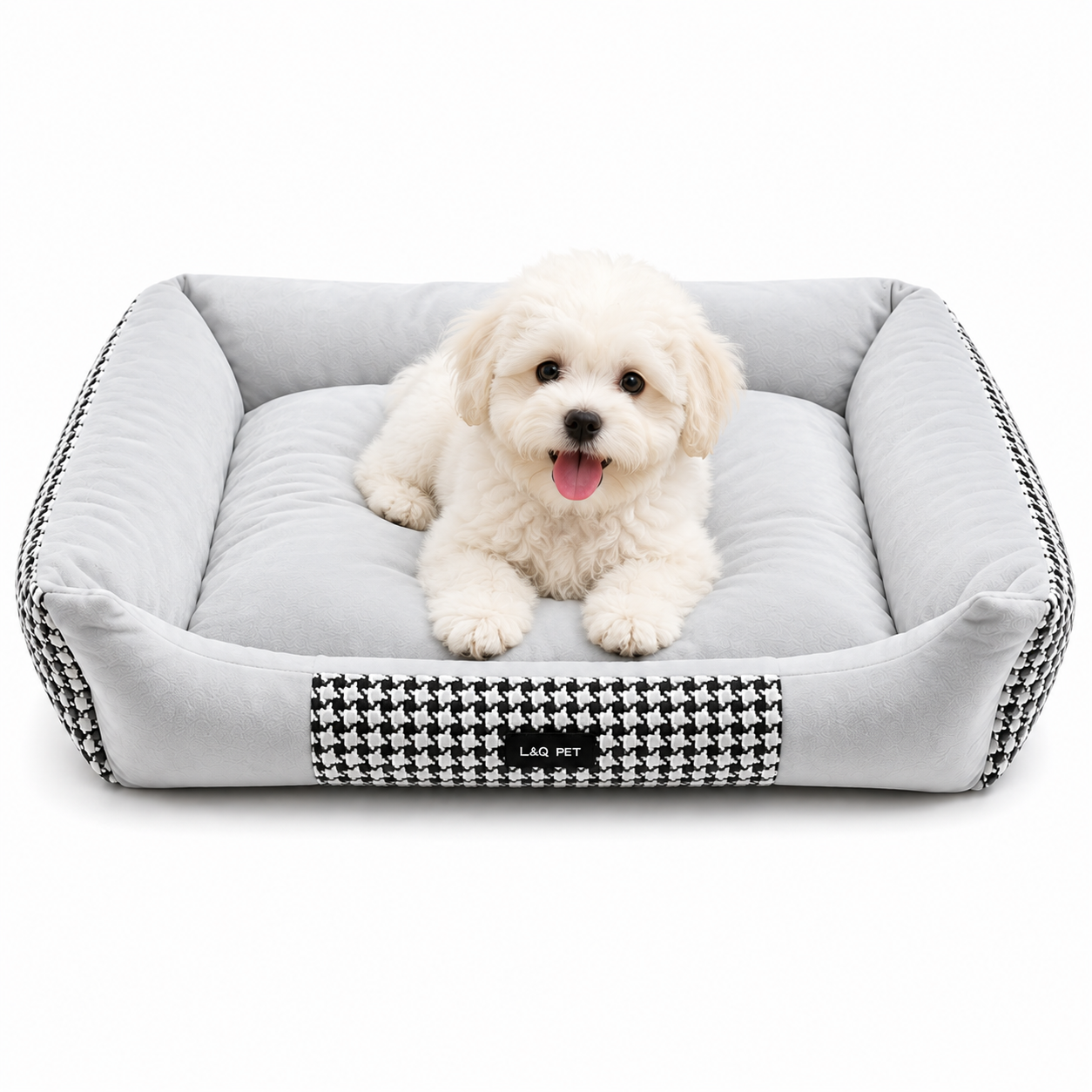 CAMA ACOLCHADA PARA MASCOTAS PERROS Y GATOS - 7