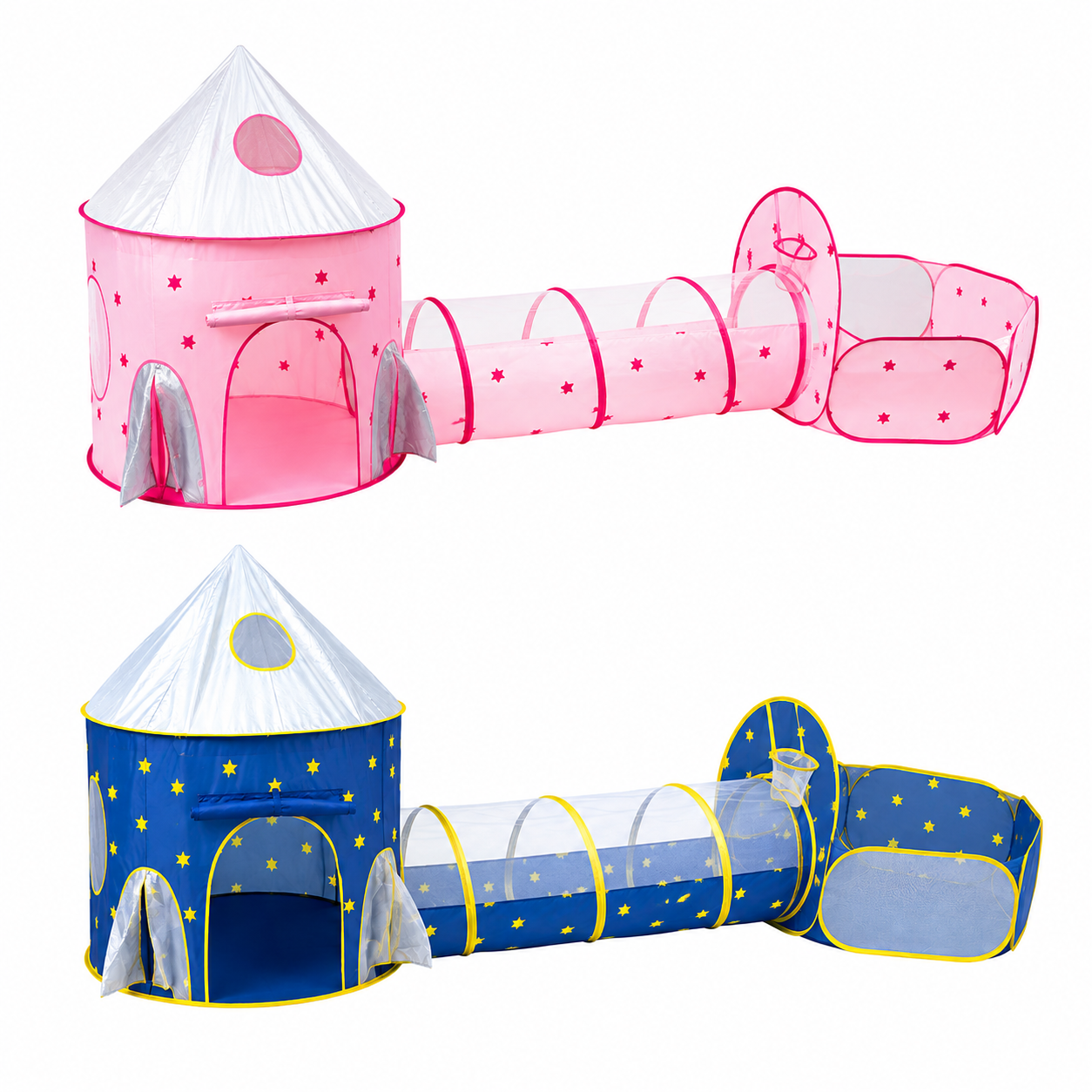 CARPA INFANTIL 3 EN 1 CON TÚNEL DE JUEGO PLEGABLE - 1