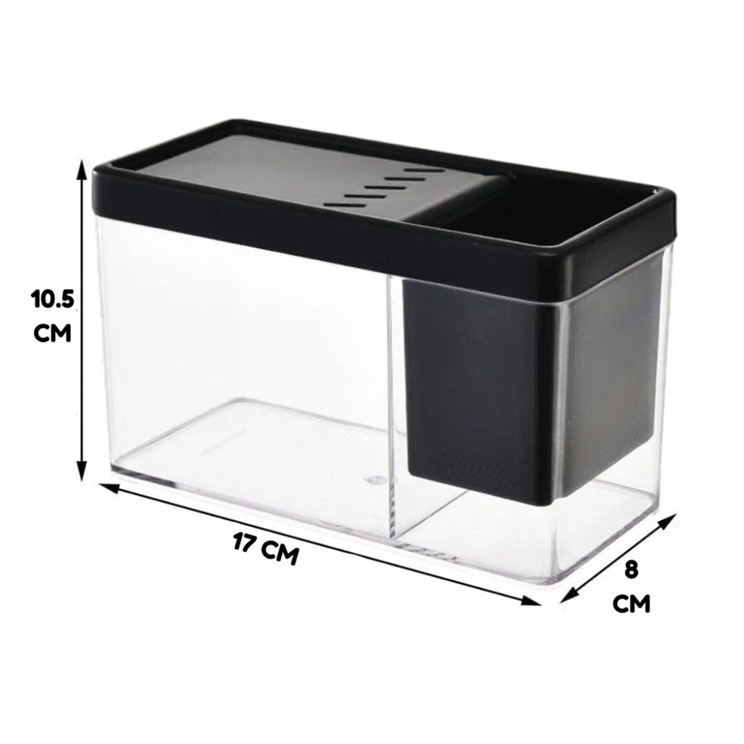 MINI ACUARIO DECORATIVO PARA PLANTAS ACUÁTICAS 17 X 8 X 10,5 CM - 2