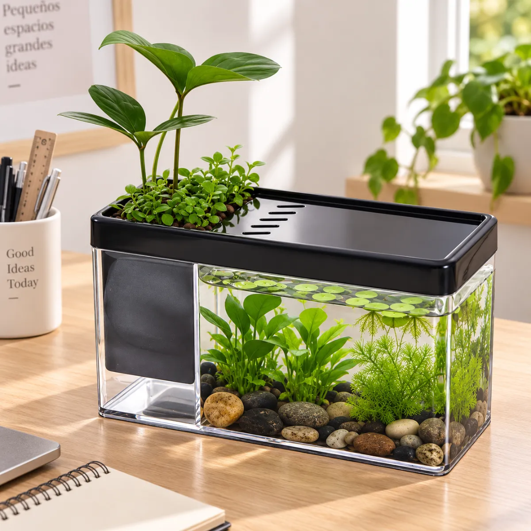MINI ACUARIO DECORATIVO PARA PLANTAS ACUÁTICAS 17 X 8 X 10,5 CM - 3