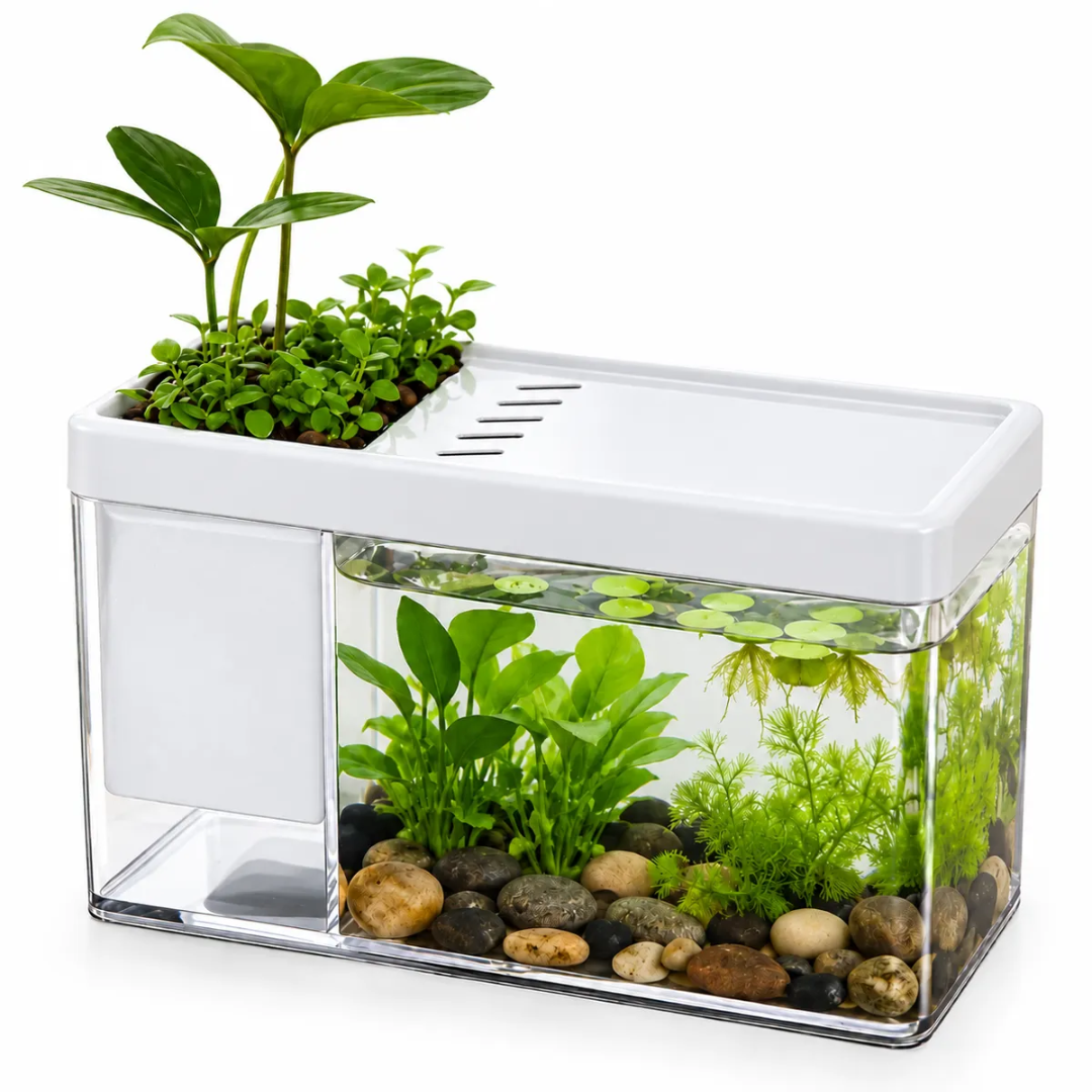 MINI ACUARIO DECORATIVO PARA PLANTAS ACUÁTICAS 17 X 8 X 10,5 CM - 1