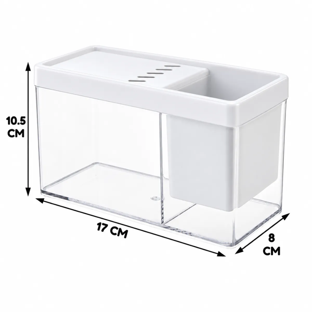 MINI ACUARIO DECORATIVO PARA PLANTAS ACUÁTICAS 17 X 8 X 10,5 CM - 2