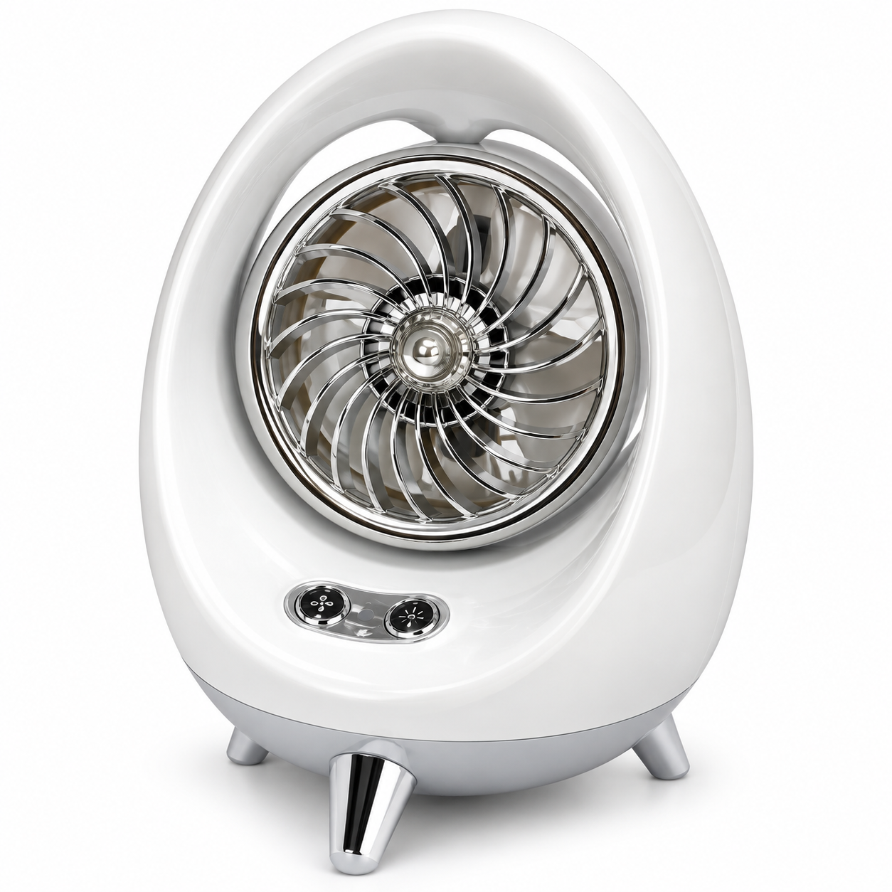 MINI VENTILADOR DE MESA CON HUMIDIFICADOR Y SPRAY DE AGUA USB 20 X 12 CM - 1
