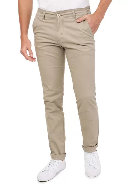 PANTALÓN FORMAL SLIM HOMBRE DRILL - 3