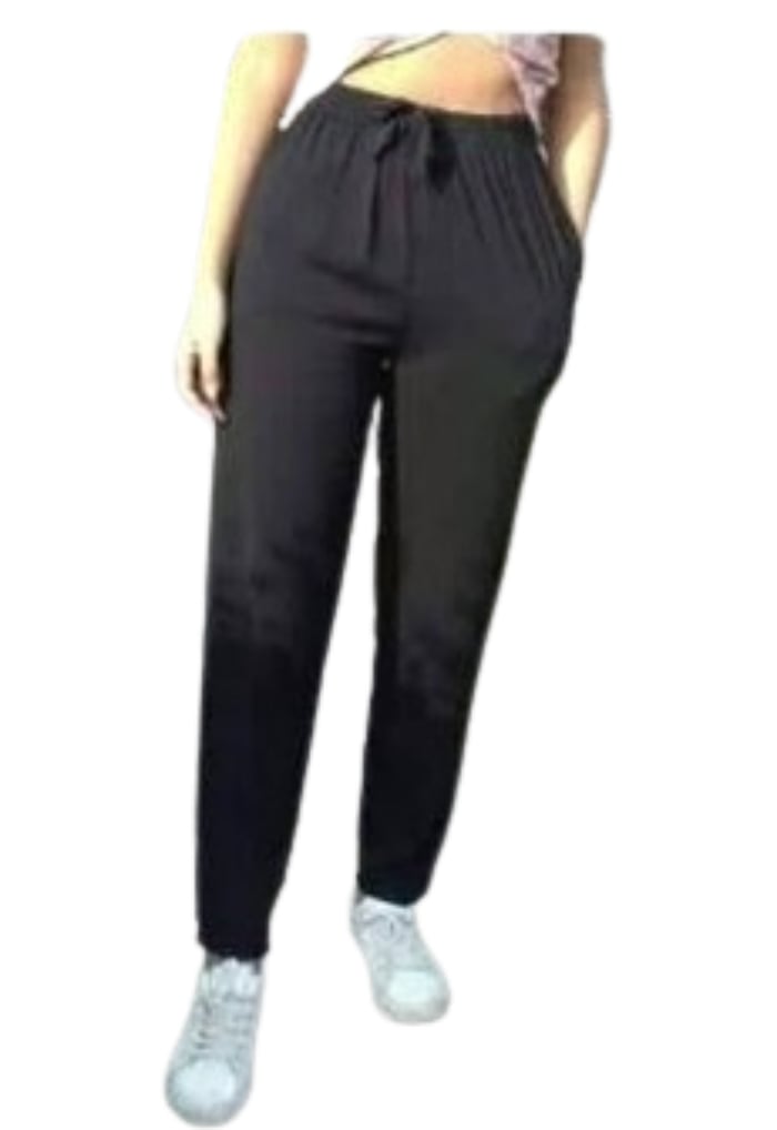 PANTALÓN CASUAL MAXI RECTO MUJER NEGRO CHALIS - 1