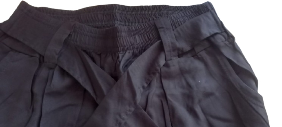 PANTALÓN CASUAL MAXI RECTO MUJER NEGRO CHALIS - 3