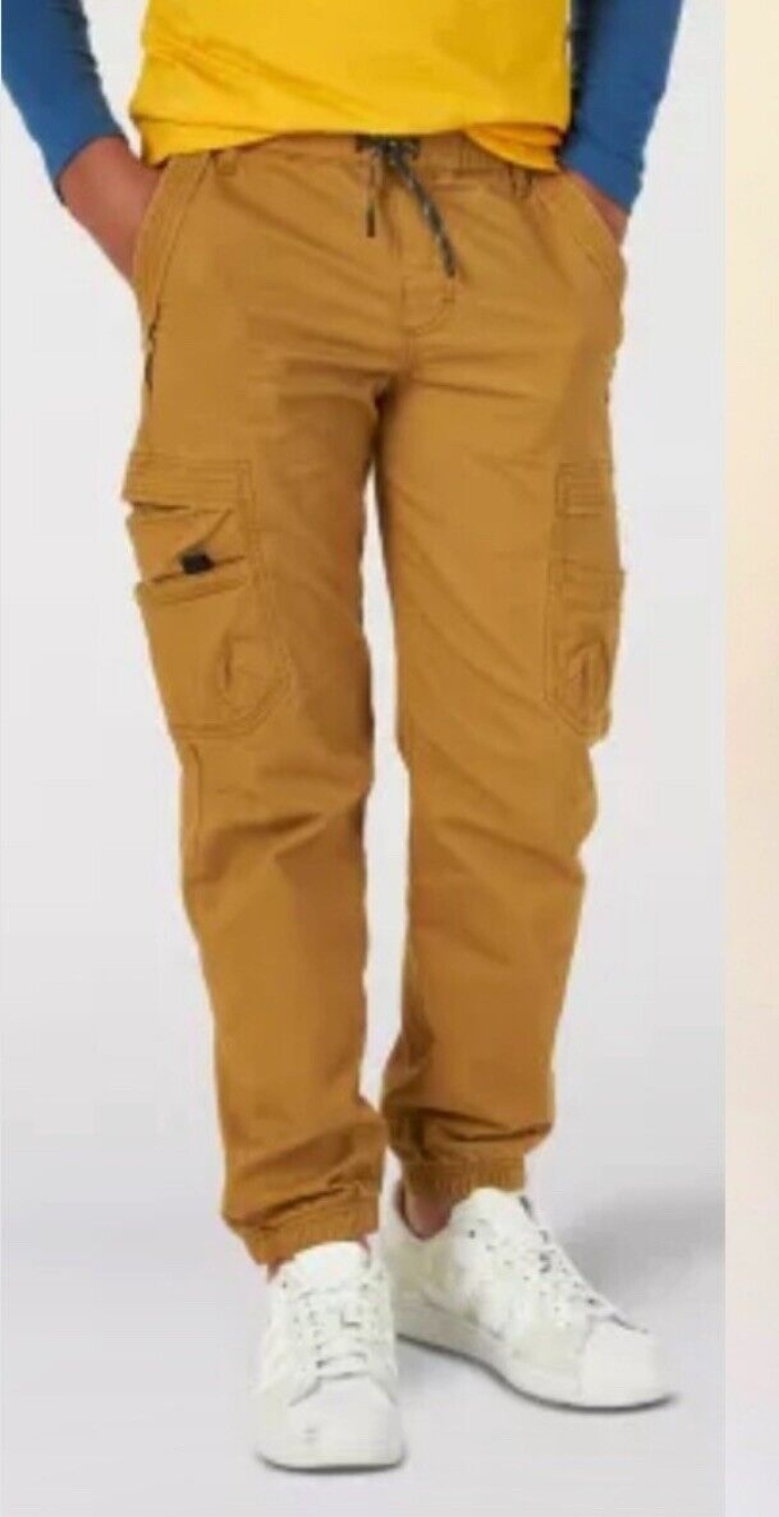 PANTALÓN JOGGER NIÑO CAMEL - 1