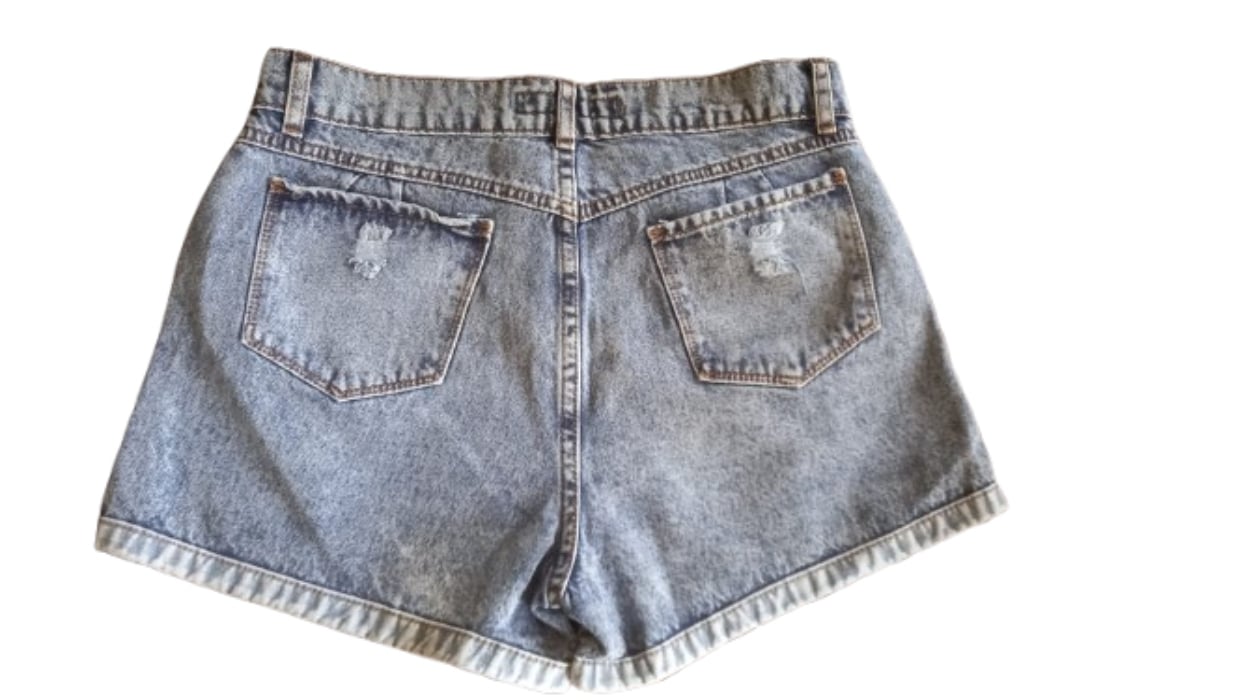 SHORT MUJER RASGADO MON JEAN - 3