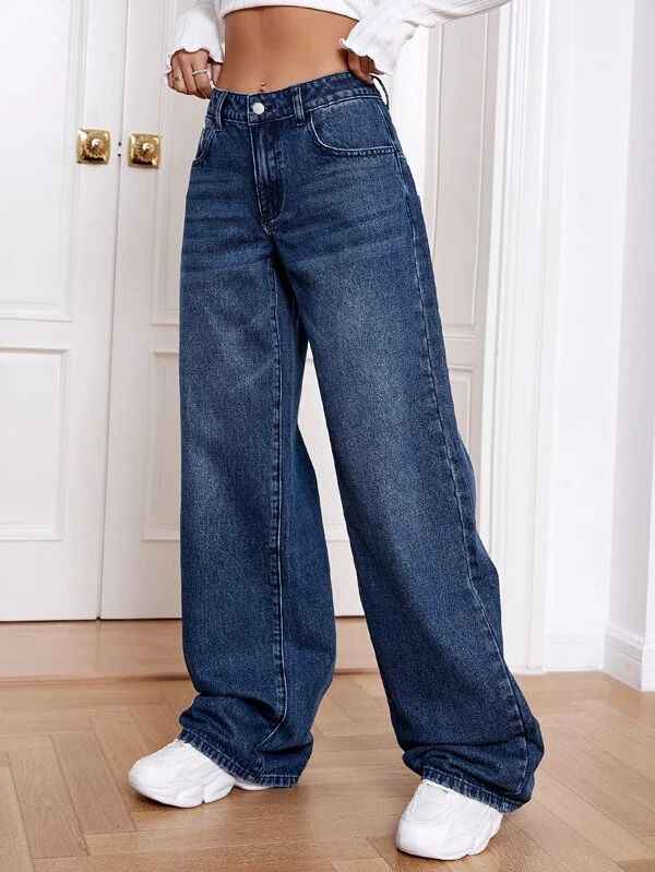 WIDE LEG AZUL FOCALIZADO - 1