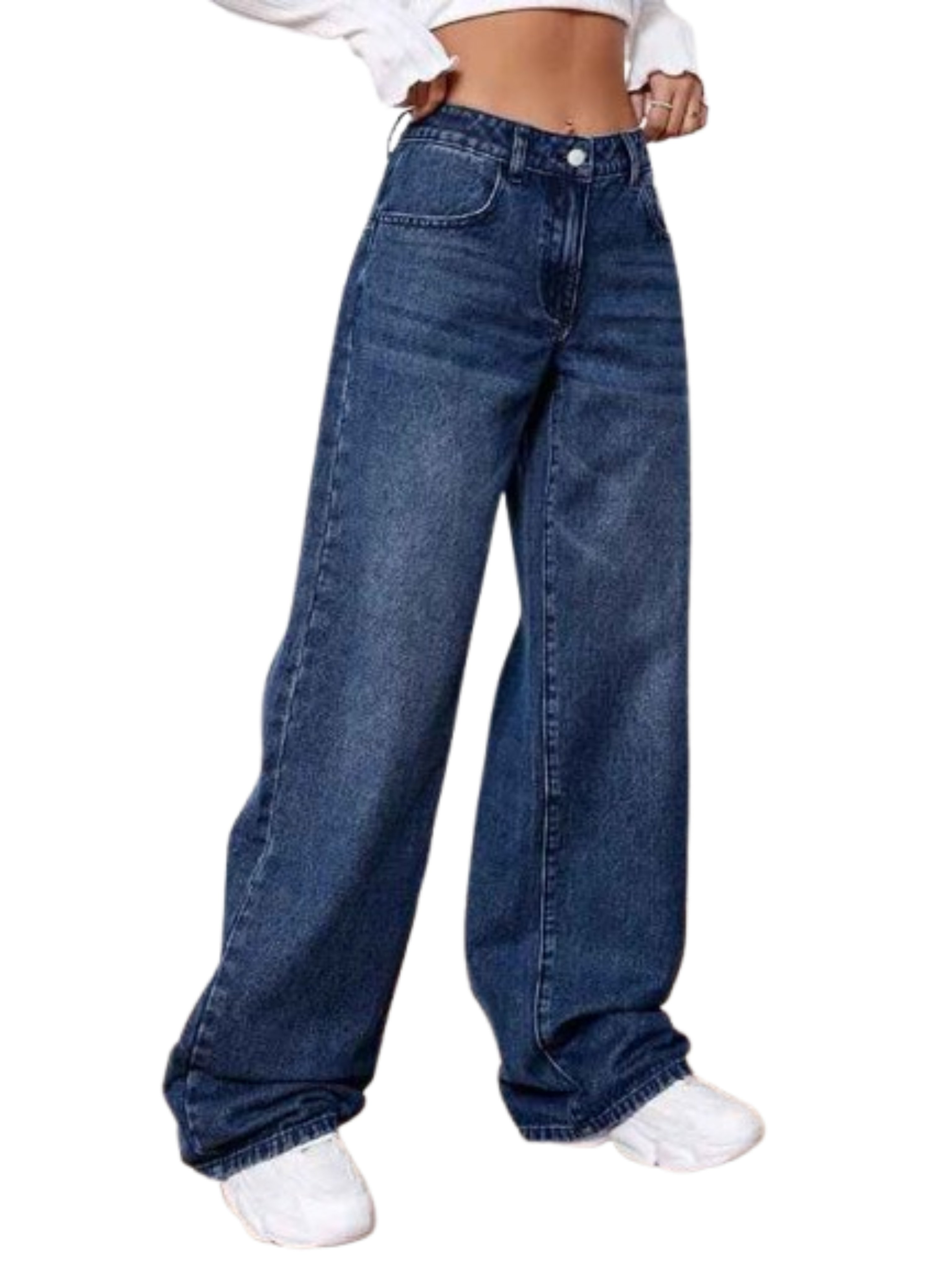WIDE LEG AZUL FOCALIZADO - 2