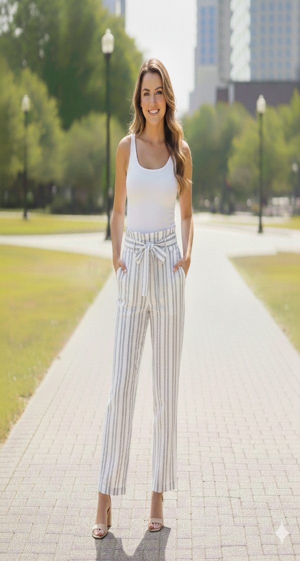 PANTALON PALAZZO LINO - 3