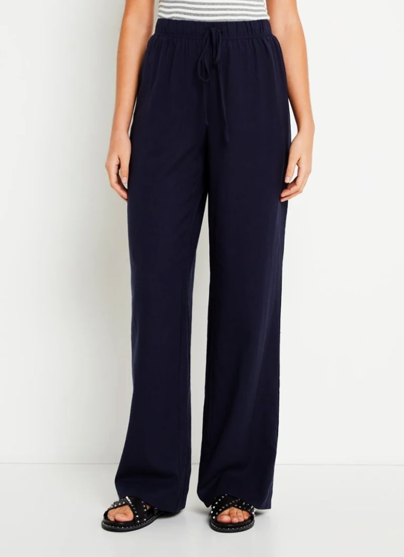 PANTALÓN PALAZZO LINO PARA DAMA - 1