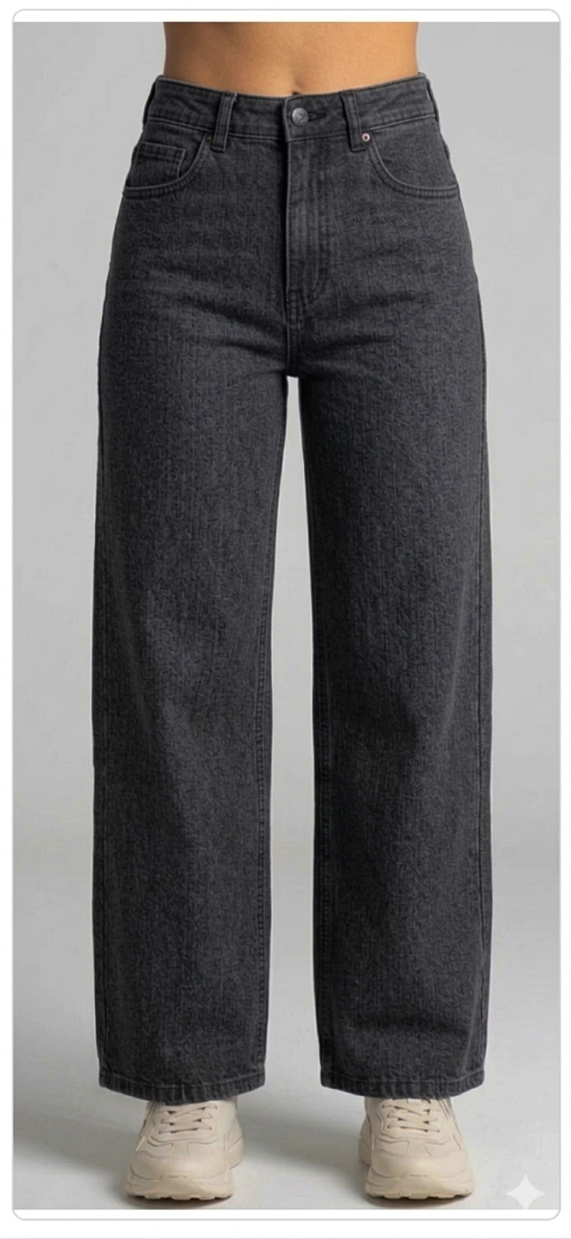 PANTALON JEAN WIDE LEG PARA MUJER - 1