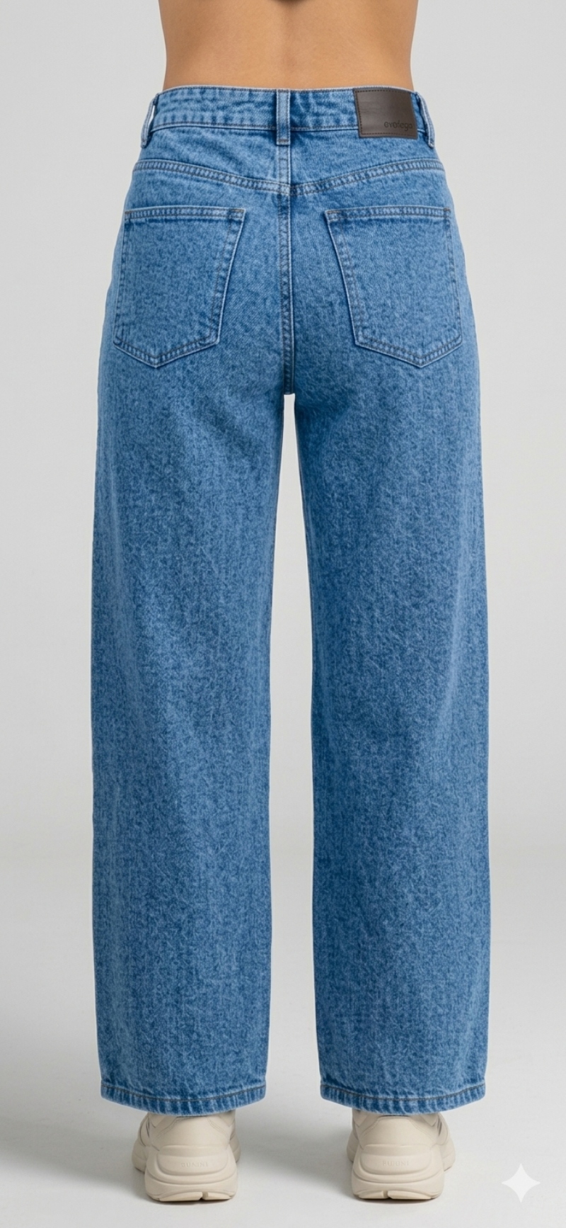 PANTALON JEAN WIDE LEG PARA MUJER - 2