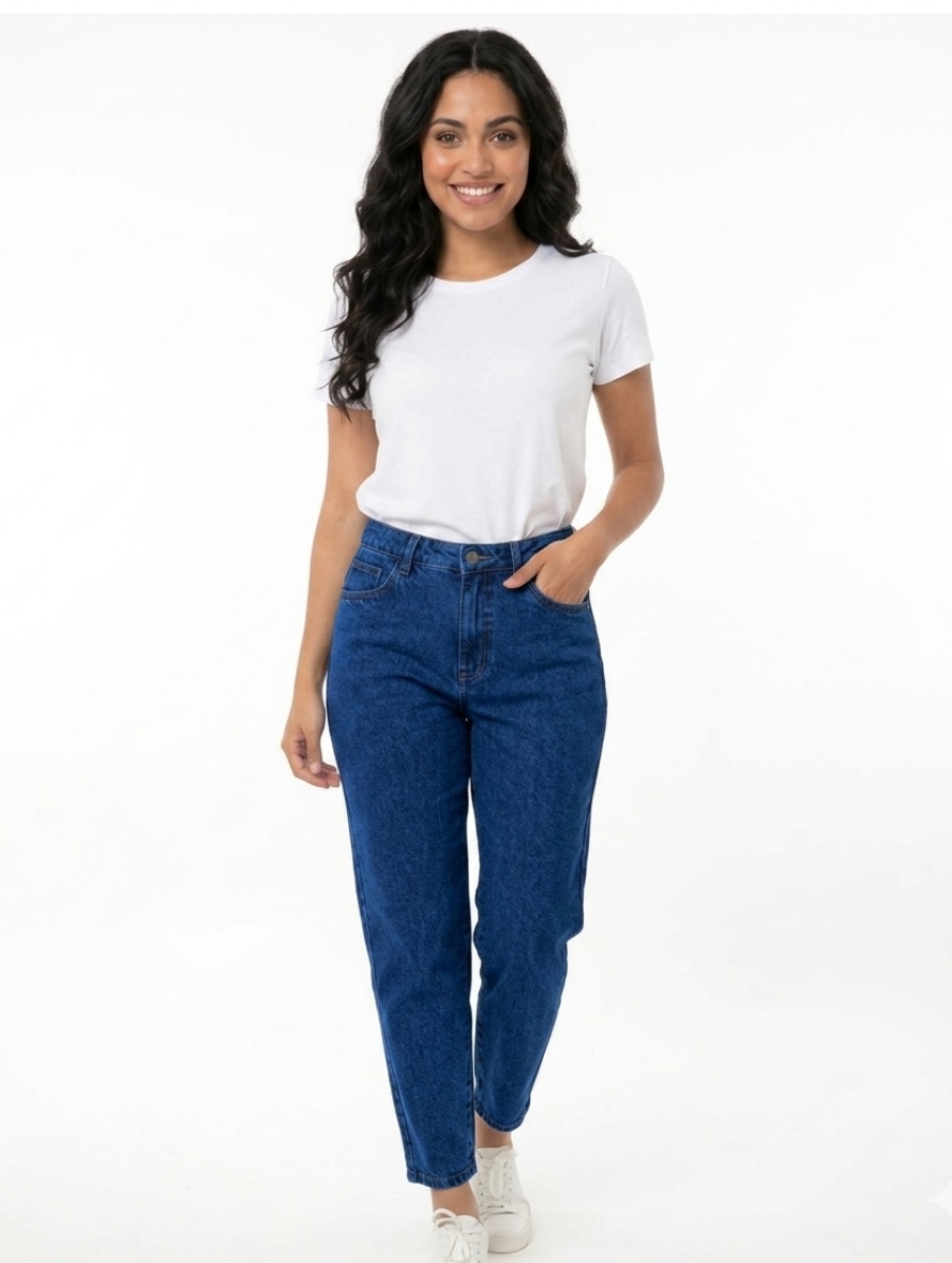 PANTALON MOM JEAN NEVADO - 1