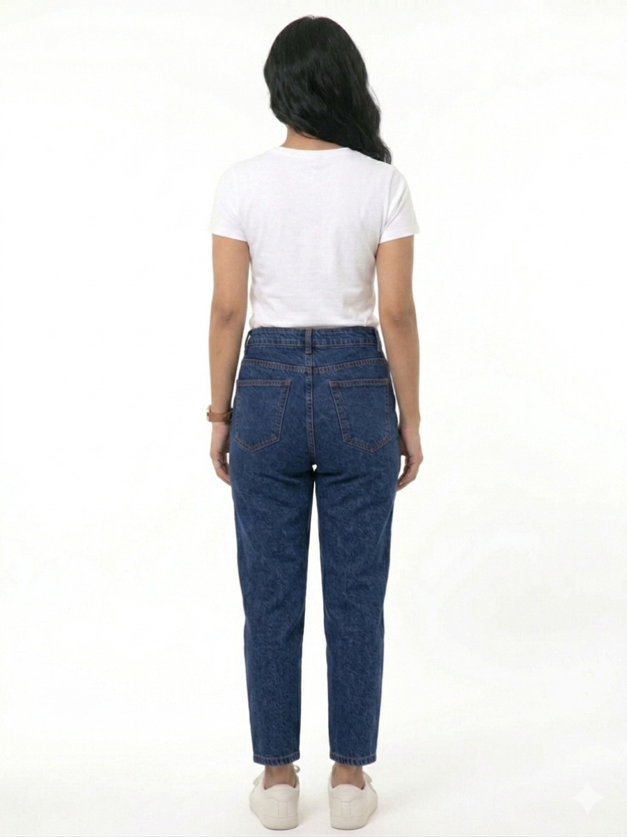 PANTALON MOM JEAN MADERA - 2