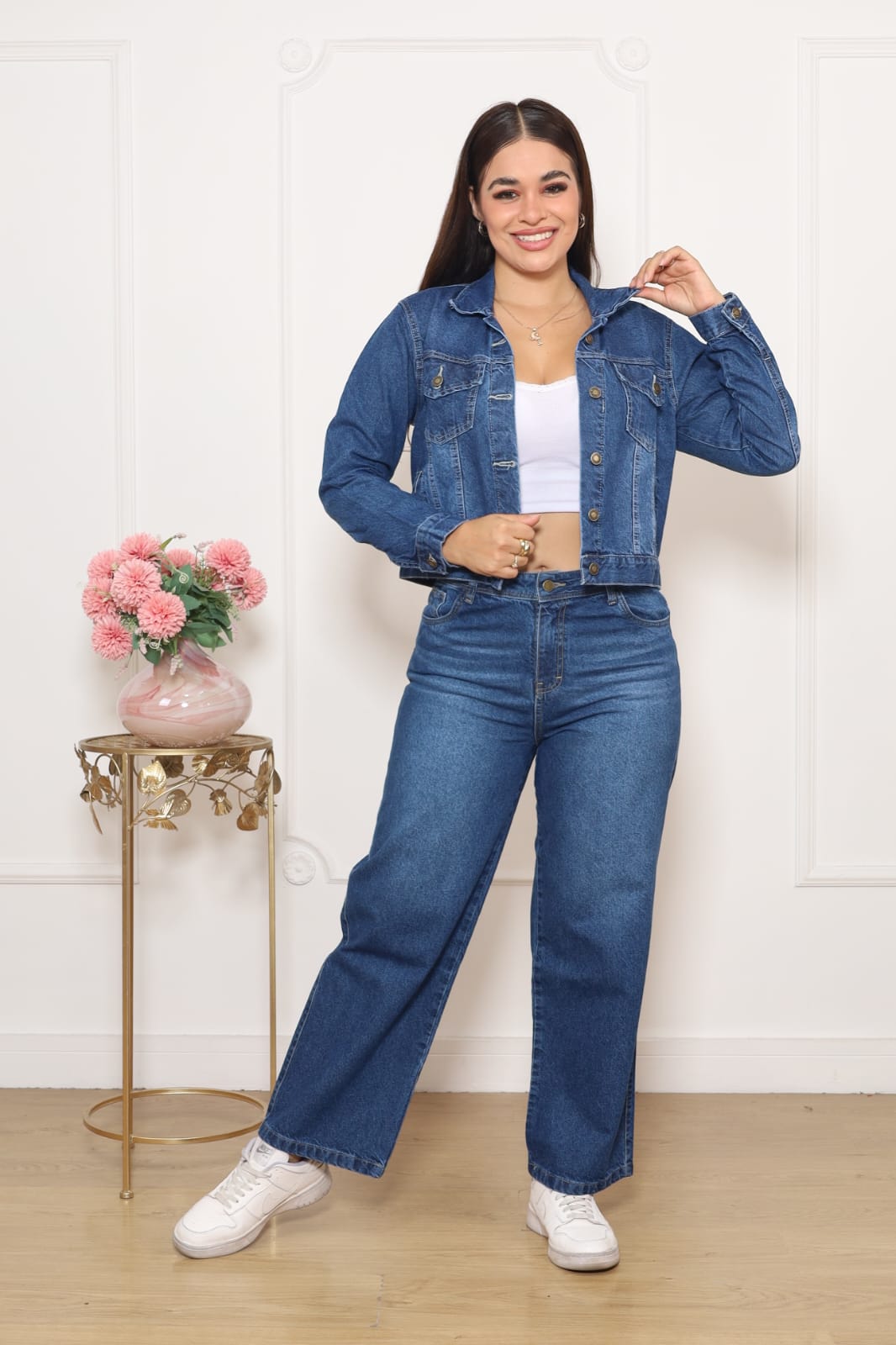 CASACA JEAN CLASICA FIT - 1