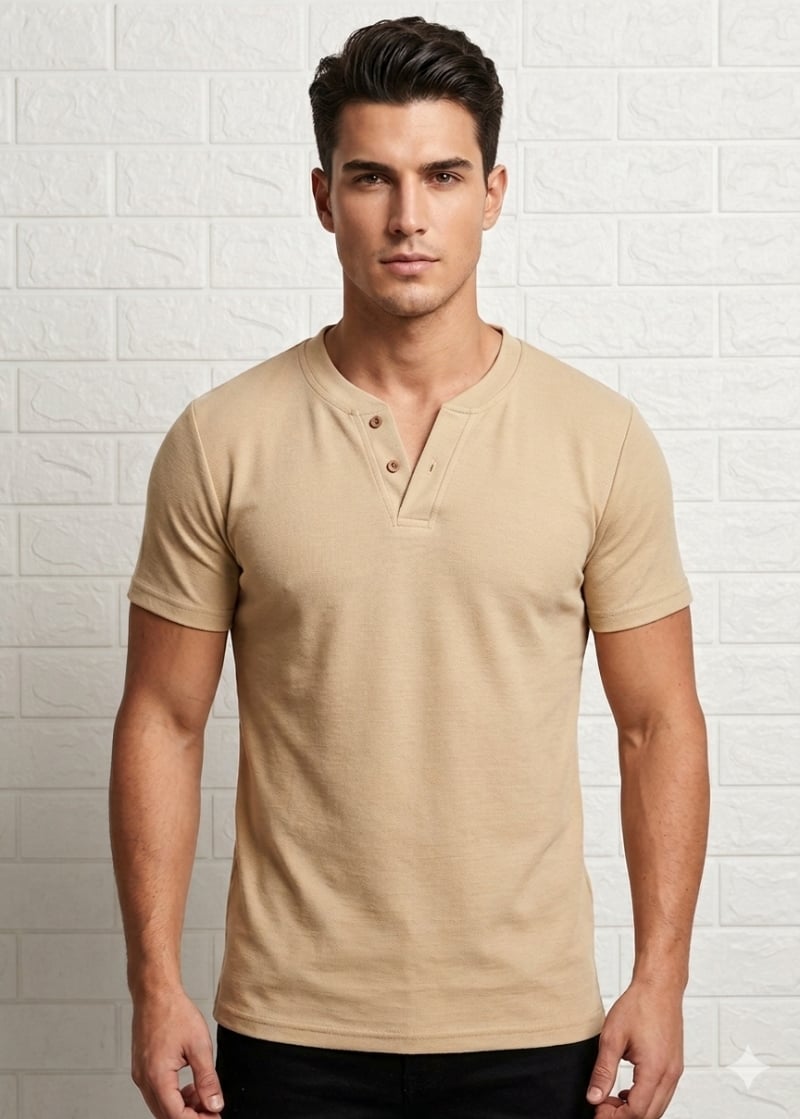 POLO PARA HOMBRE SLIM FIT CUELLO V - 1