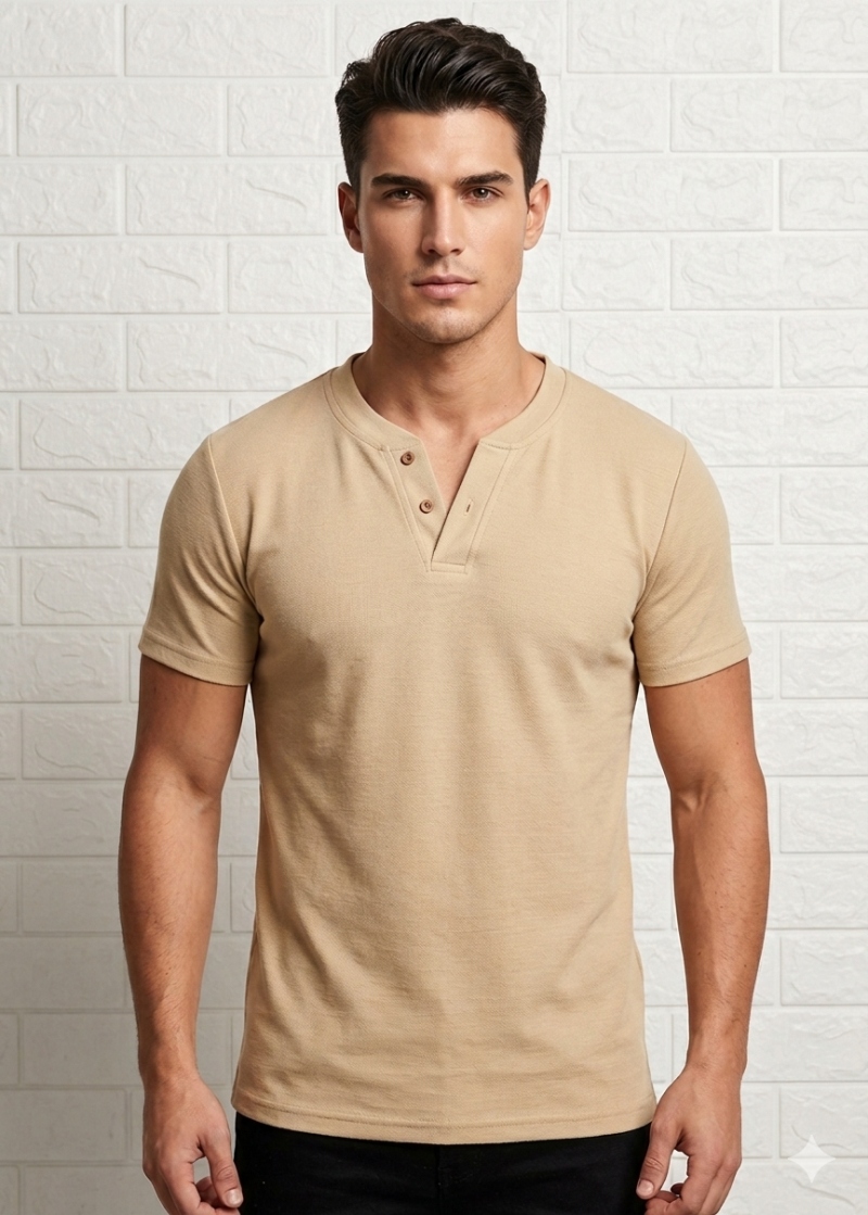 POLO PARA HOMBRE SLIM FIT CUELLO V - 1